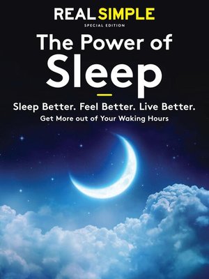 cover image of Real Simple The Power of Sleep: Sleep Better. Feel Better. Living Better